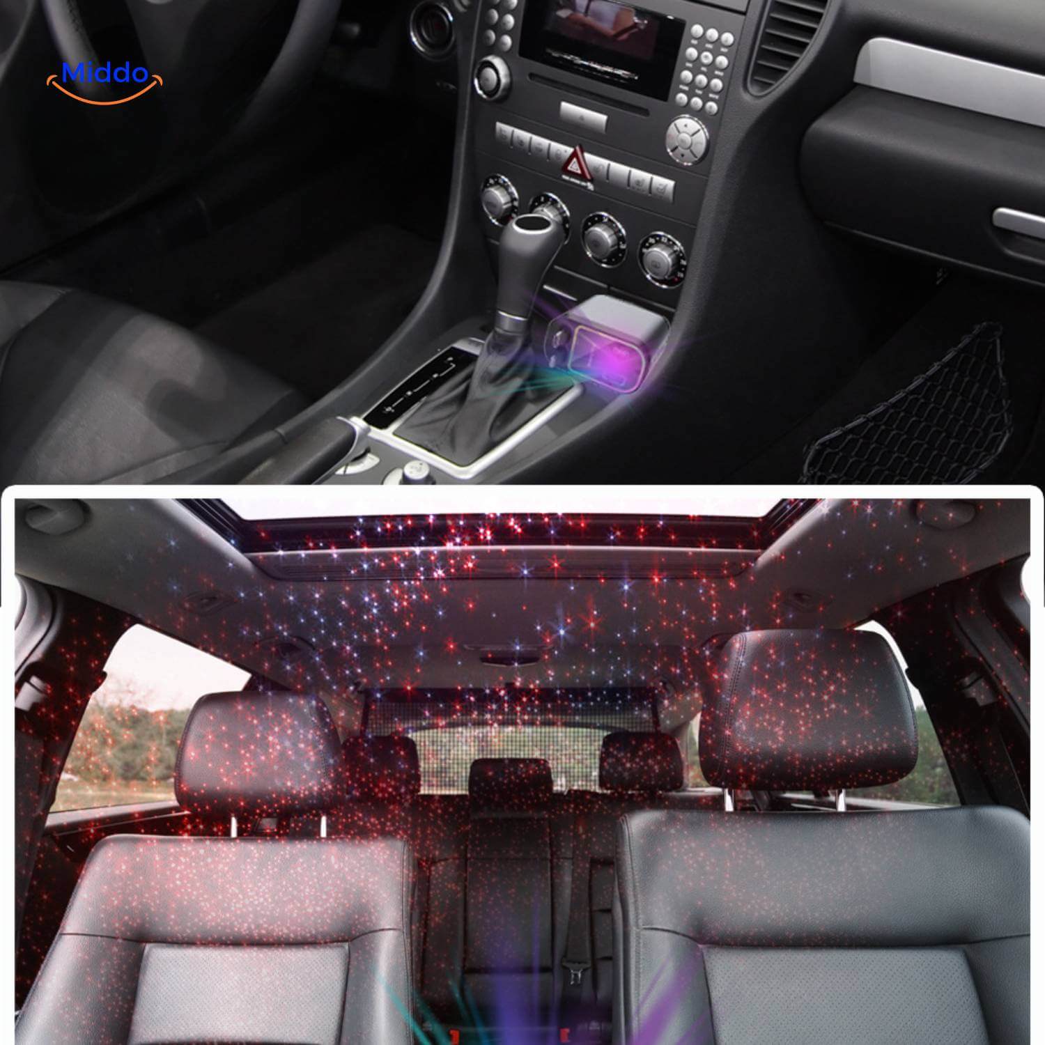 VoltAura™ — Power Up Four Devices Quickly & Illuminate Your Night Journey Sky