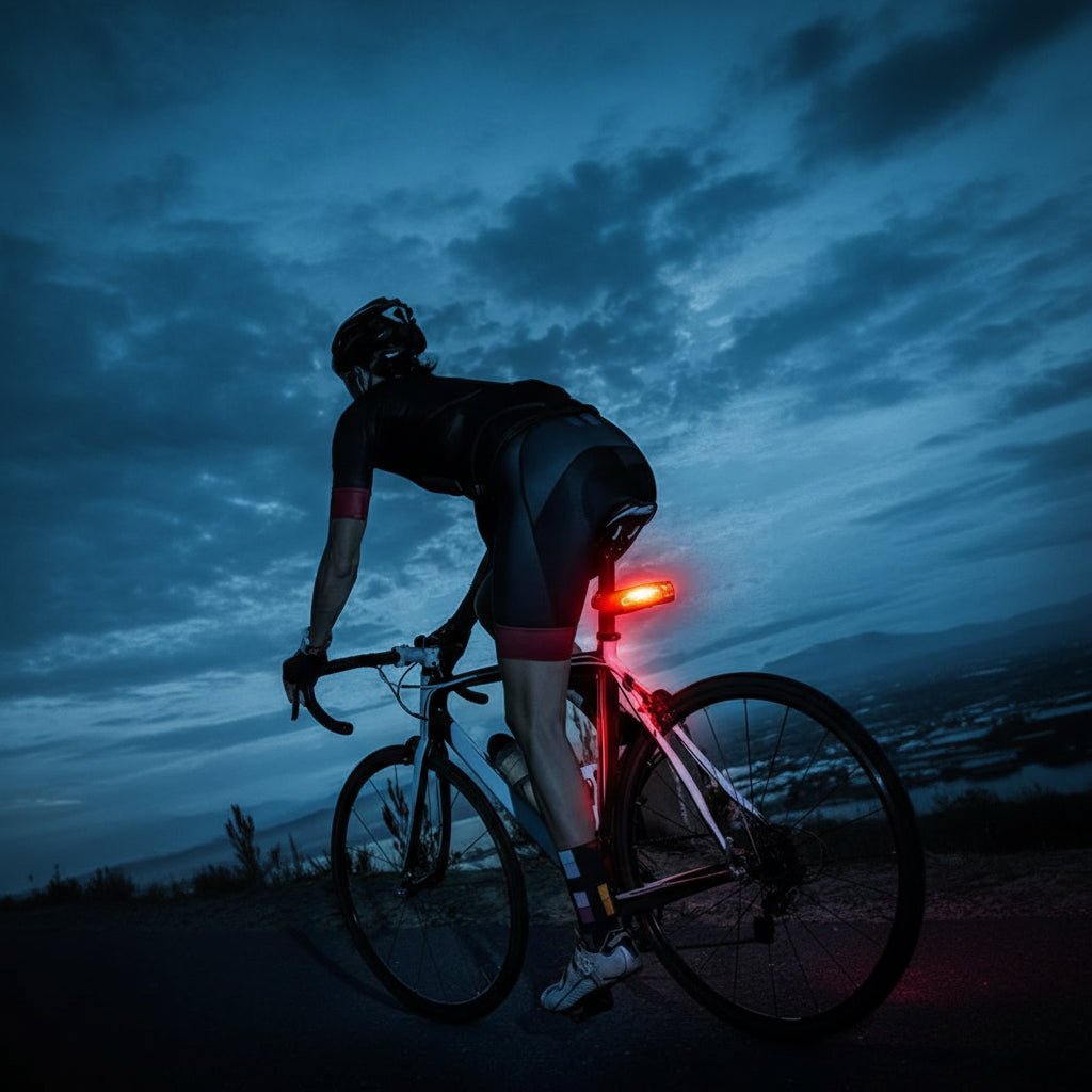 Enhanced Bicycle Tail Light with Security Alarm System