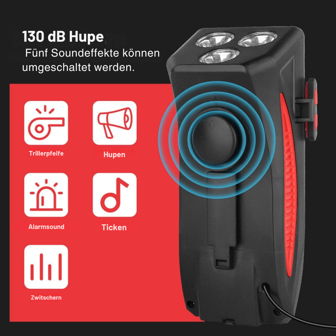 All-in-One Bike Light with Smartphone Holder & Charger