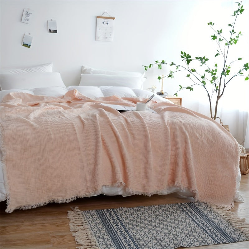 Cumulus Comfort – Lightweight 4-Layer Cotton Blanket for Everyday Relaxation