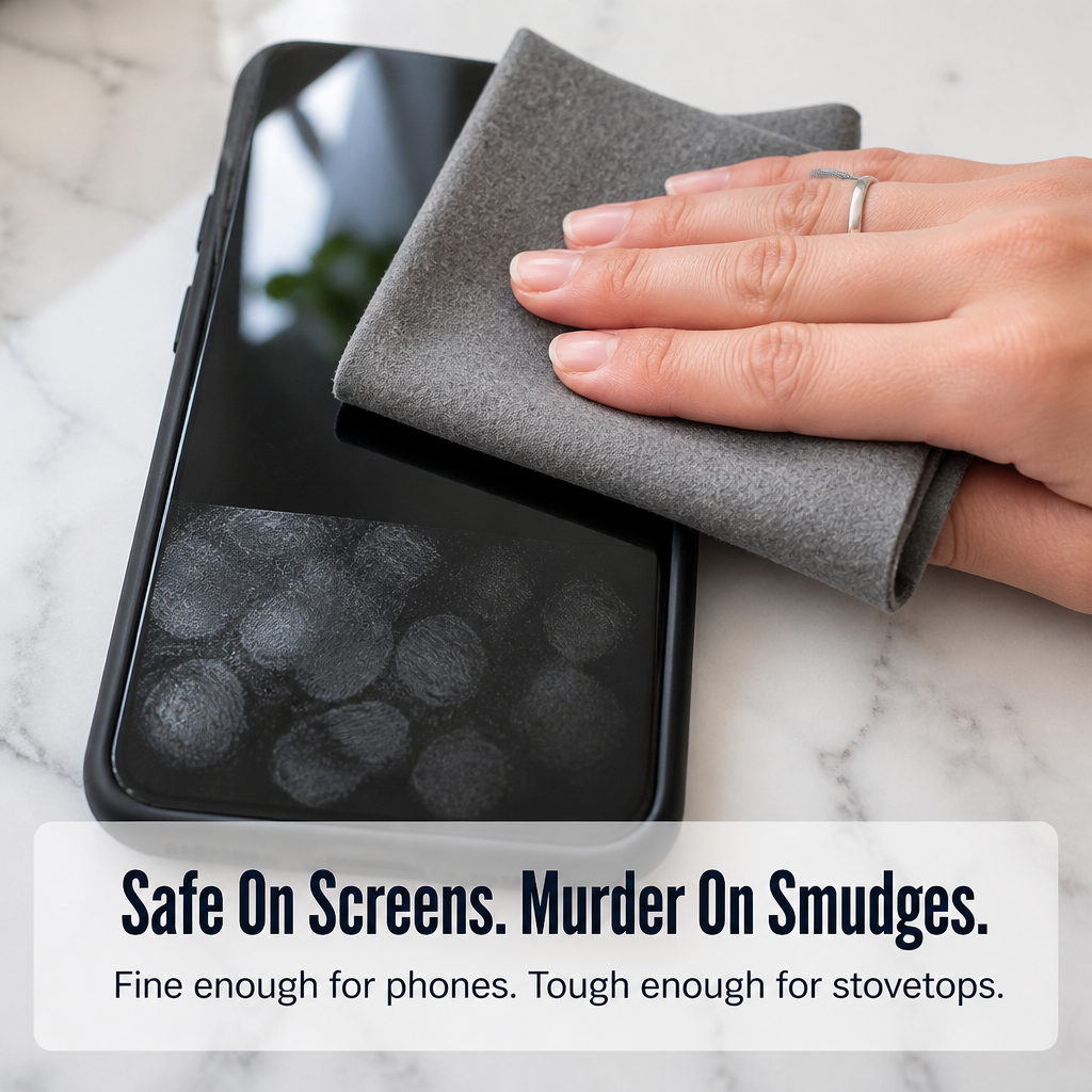 VibraPure™ — Clean Glass, Screens, and Chrome Without a Streak in a Single Swipe