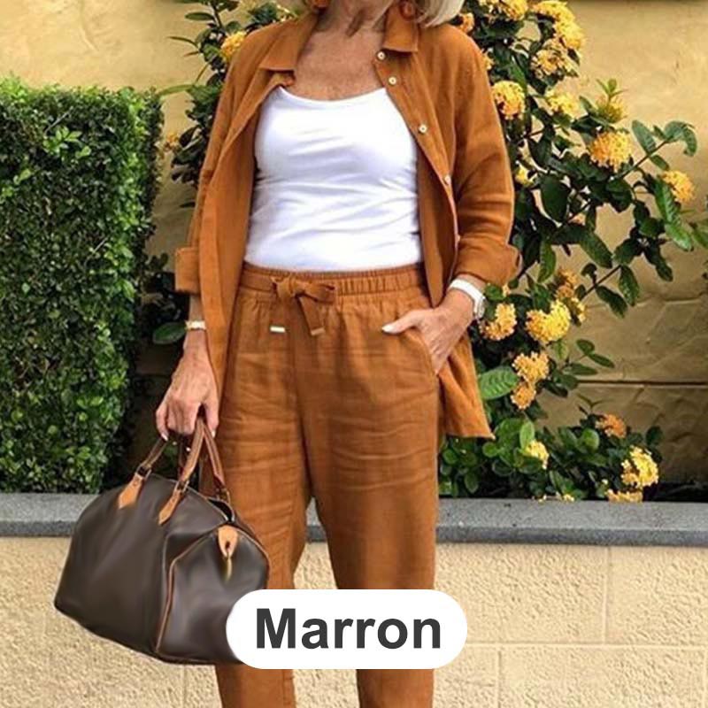Confortil™ Cotton-Linen Set — Feel Fresh, Free, and Flawlessly Stylish All Day Long