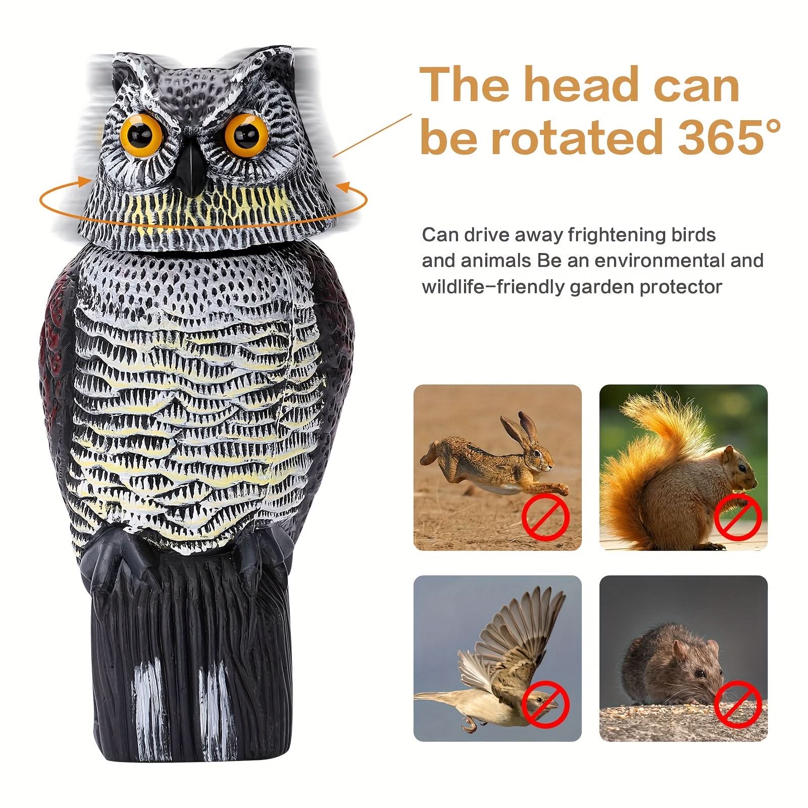 Garden Bird Protection Fake Owl Decoy
