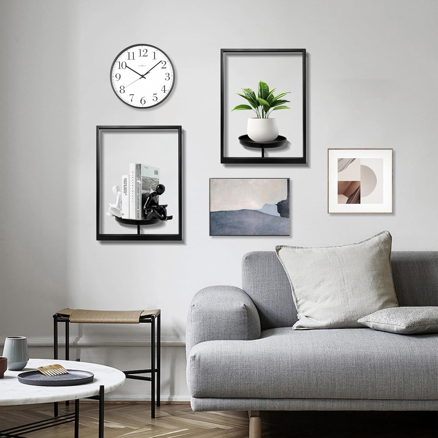 Wall Mounted Plant Holder | Metal Frame | Space-Saving | Plantify