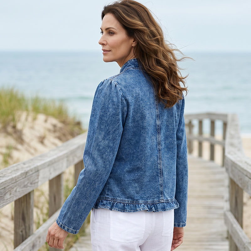 Denim Freedom Jacket™ — Effortless Style That Frees Your Body and Boosts Your Confidence