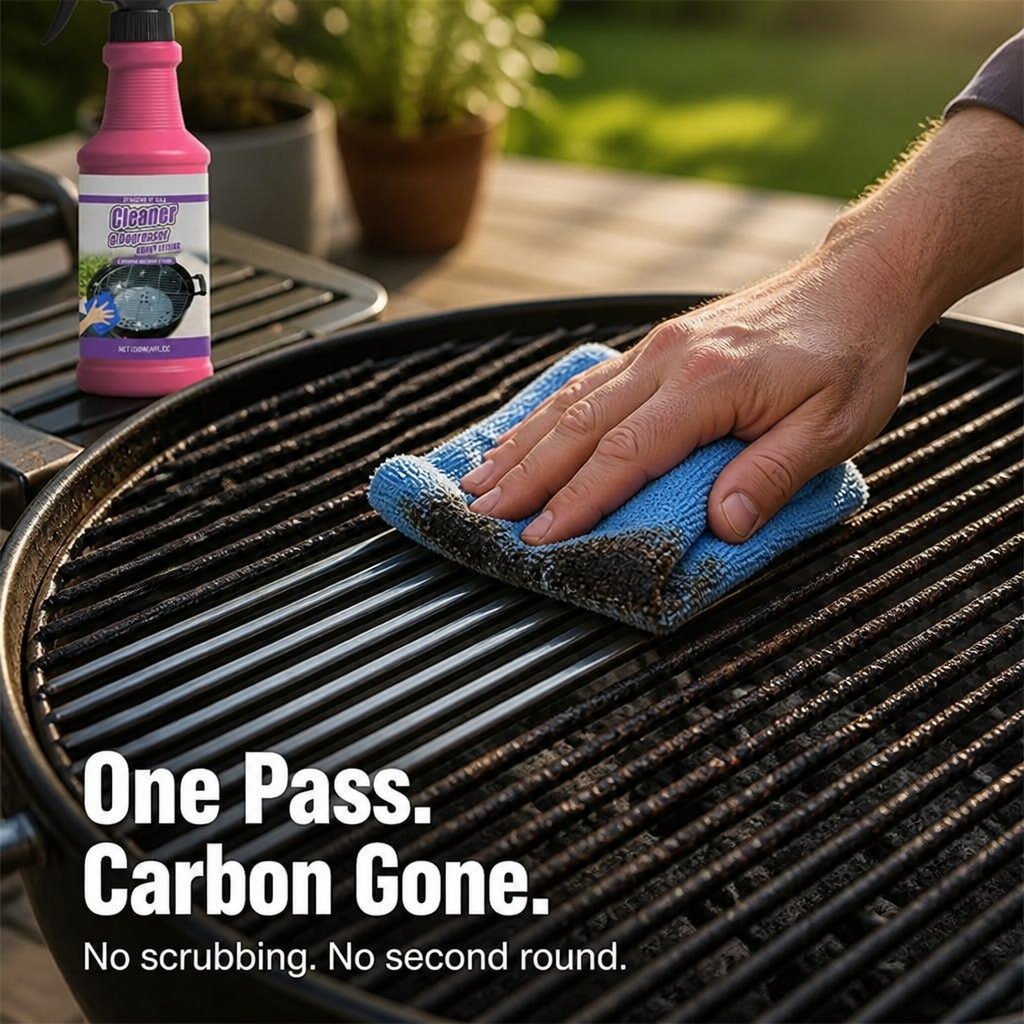 FlameForce™ — Remove Stubborn Burnt-On Grease from Your Grill in Just Two Minutes