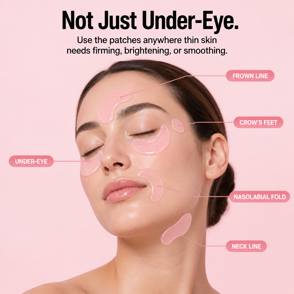 Luminevea™ — Reduce Puffiness in 10 Minutes with 4-Peptide Hydrogel Eye Patches