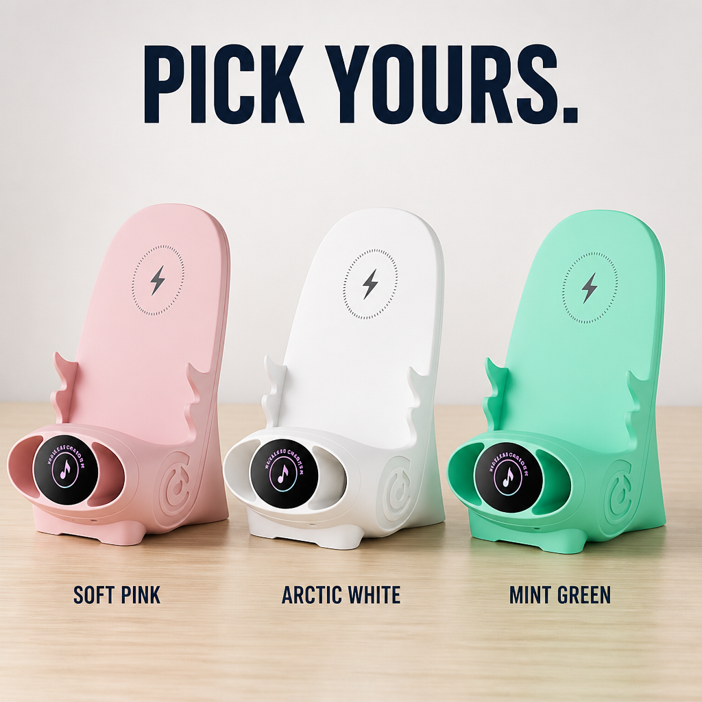 PowerPad Pro™ — Cradle, Charge, and Boost Your Phone All in One Compact Stand