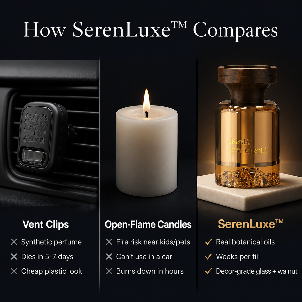SerenLuxe™ — Infuse Your Car & Home With Authentic Botanicals That Last Weeks