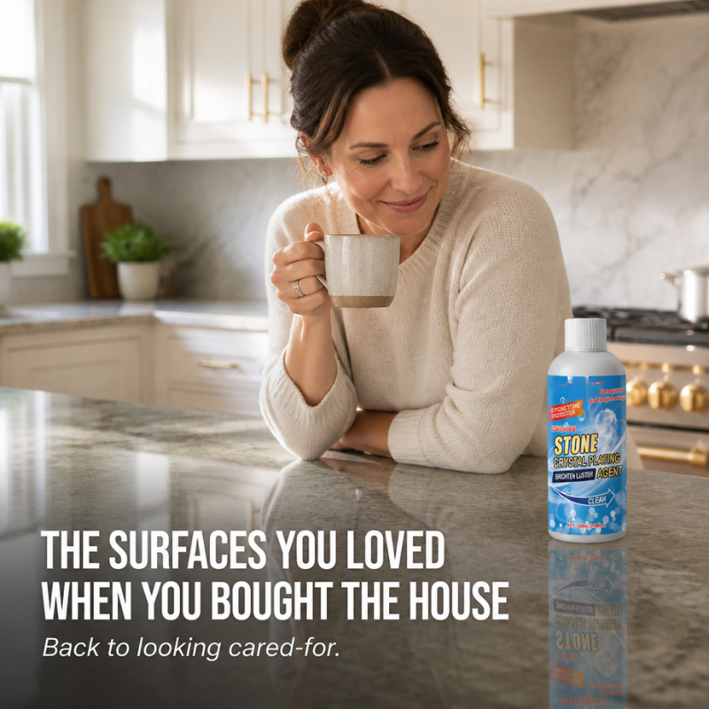 CrystalSure™ — Remove Years of Stains and Lock in Stone Shine Fast