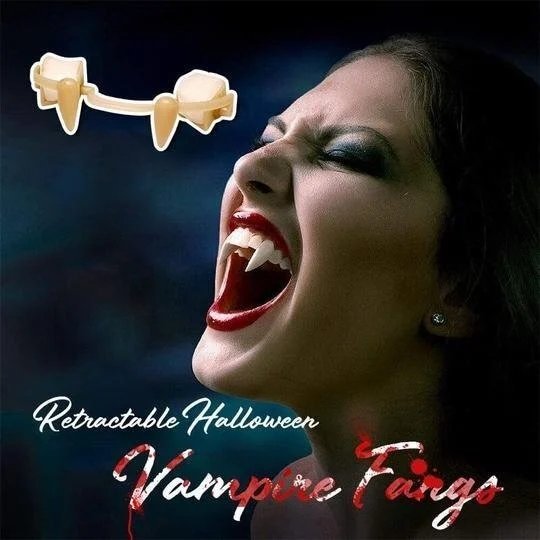 ShadowStrike™ Retractable Fangs — Unleash a Jaw-Dropping, Instantly Real Vampire Smile