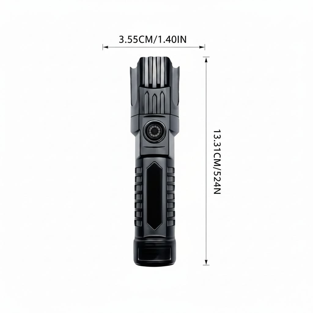 High-Intensity Flashlight Kit for Outdoor Activities and Job Sites