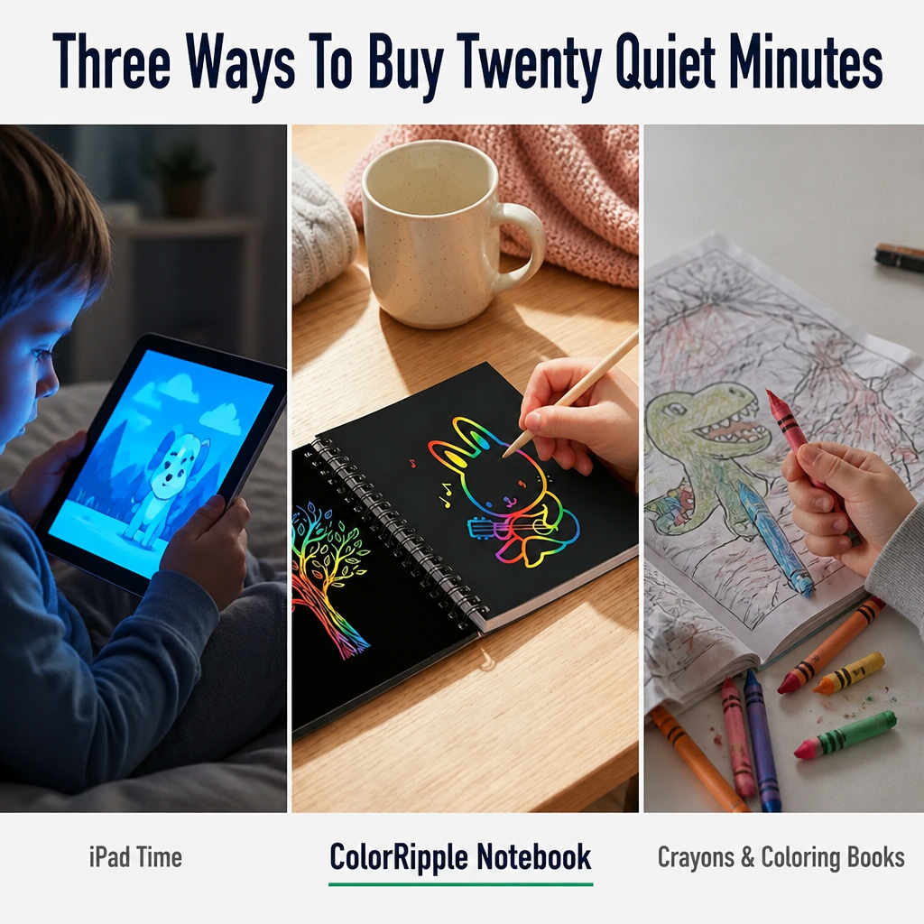ColorRipple™ — Swap Screen Time for 20 Peaceful Minutes of Rainbow Magic
