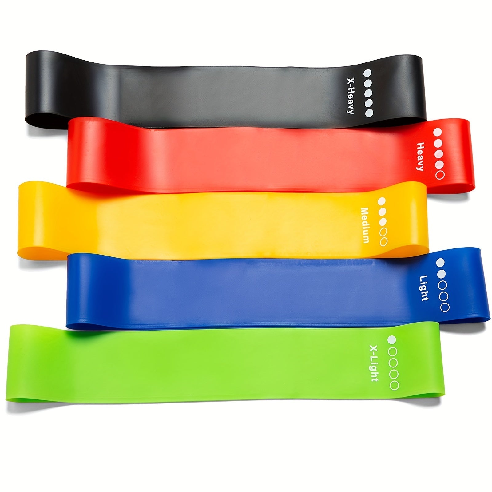 5-Piece Resistance Band Set for Home Workouts | Strength Training Bands