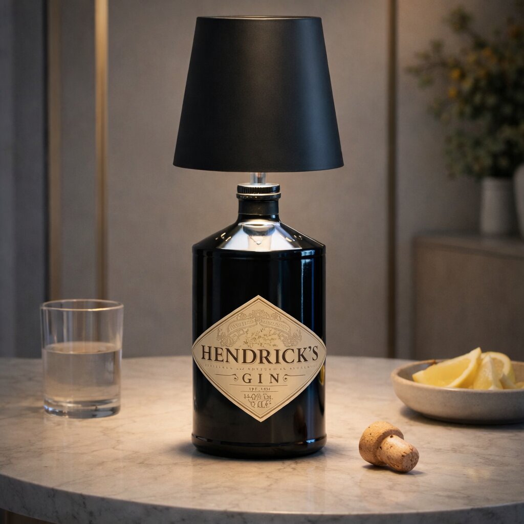 Transform Any Bottle into a Cozy Table Lamp