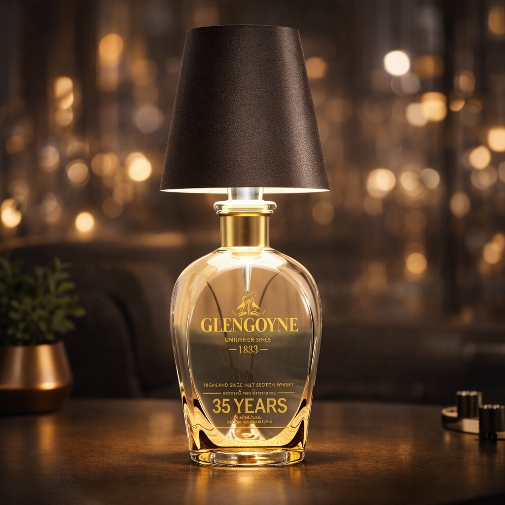 Transform Any Bottle into a Cozy Table Lamp