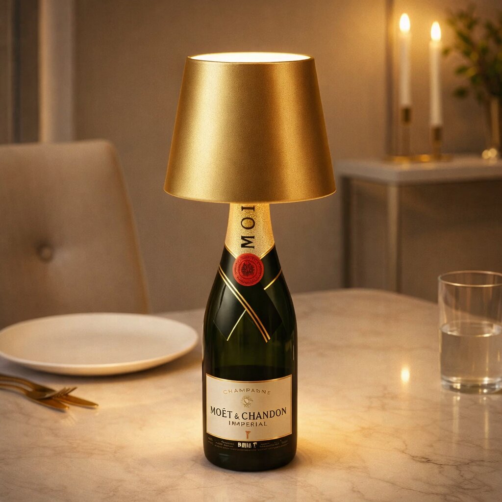 Transform Any Bottle into a Cozy Table Lamp
