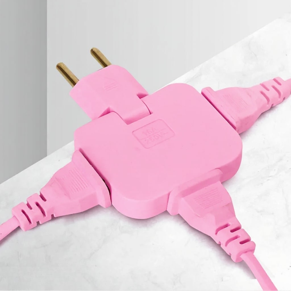 Ultra-Slim 3-Outlet Rotating Power Adapter
