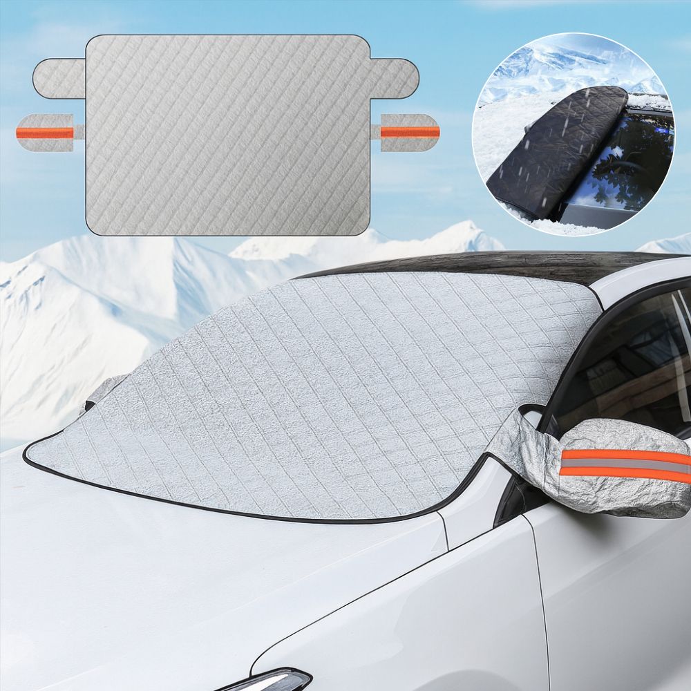 WinterShield: Magnetic Windshield Protector for Cold Weather