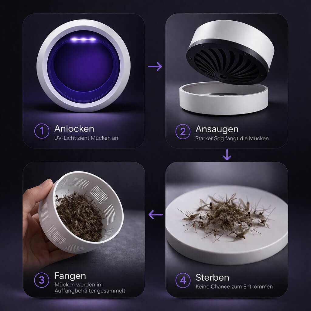 Ultimate Indoor & Outdoor Insect Trap with UV Attraction