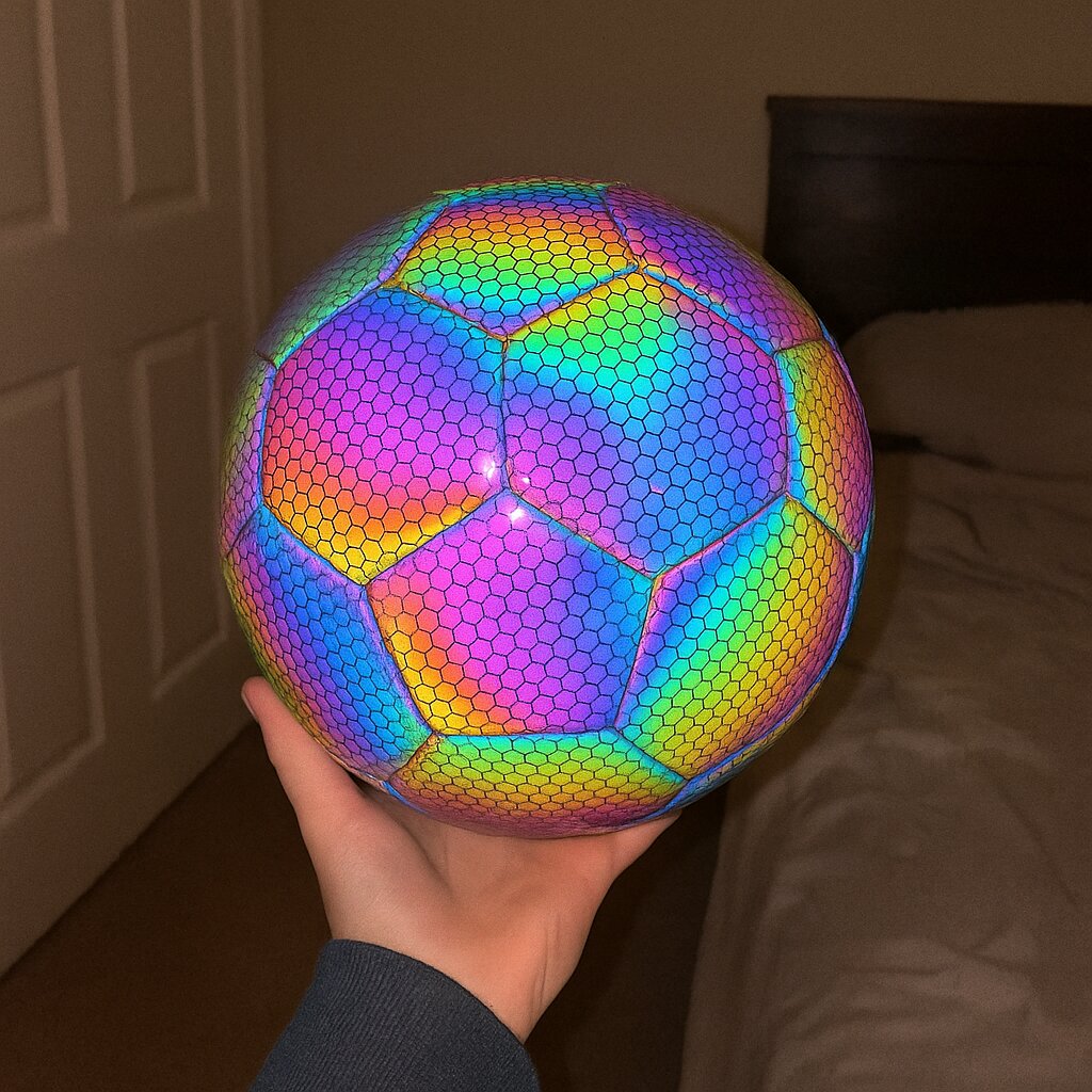 Illuminated Soccer Ball for Day and Night Play