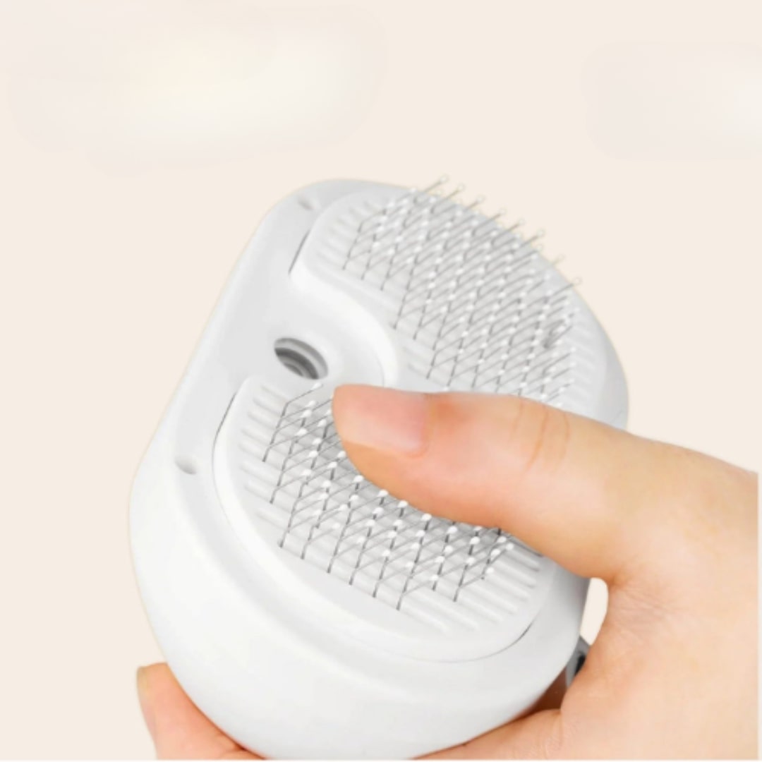 Pet Grooming Brush with Steam Function for Dogs & Cats