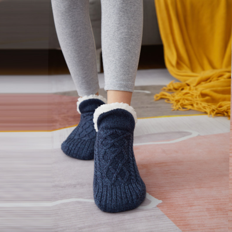 CozyGrip Socks for Men & Women | Non-Slip Knitted Footwear
