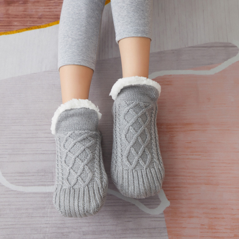 CozyGrip Socks for Men & Women | Non-Slip Knitted Footwear