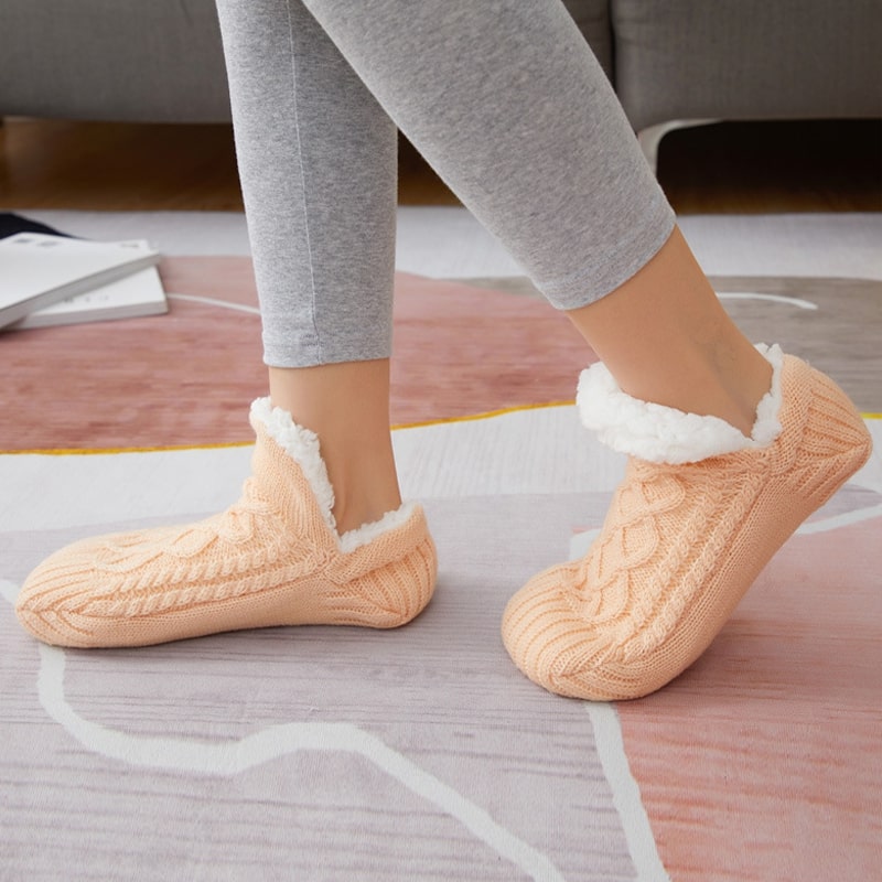 CozyGrip Socks for Men & Women | Non-Slip Knitted Footwear