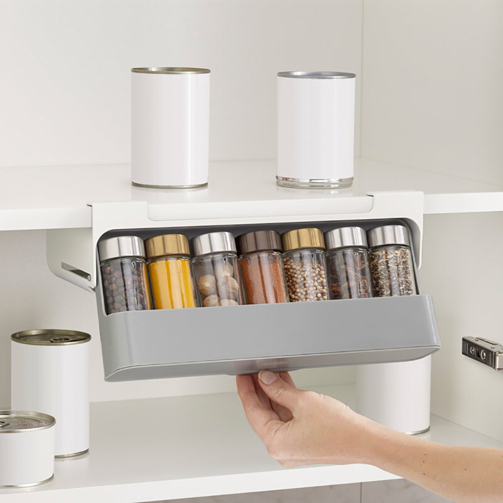 Smart Spice Rack | Under-Shelf Organizer for Kitchen Clarity