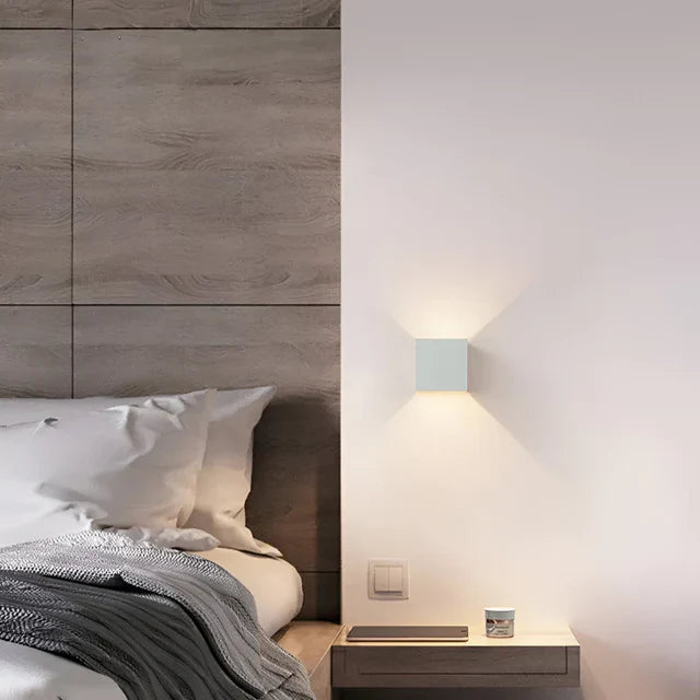 Cordless LED Wall Light with Sensor | Stylish Indoor & Outdoor Lamp