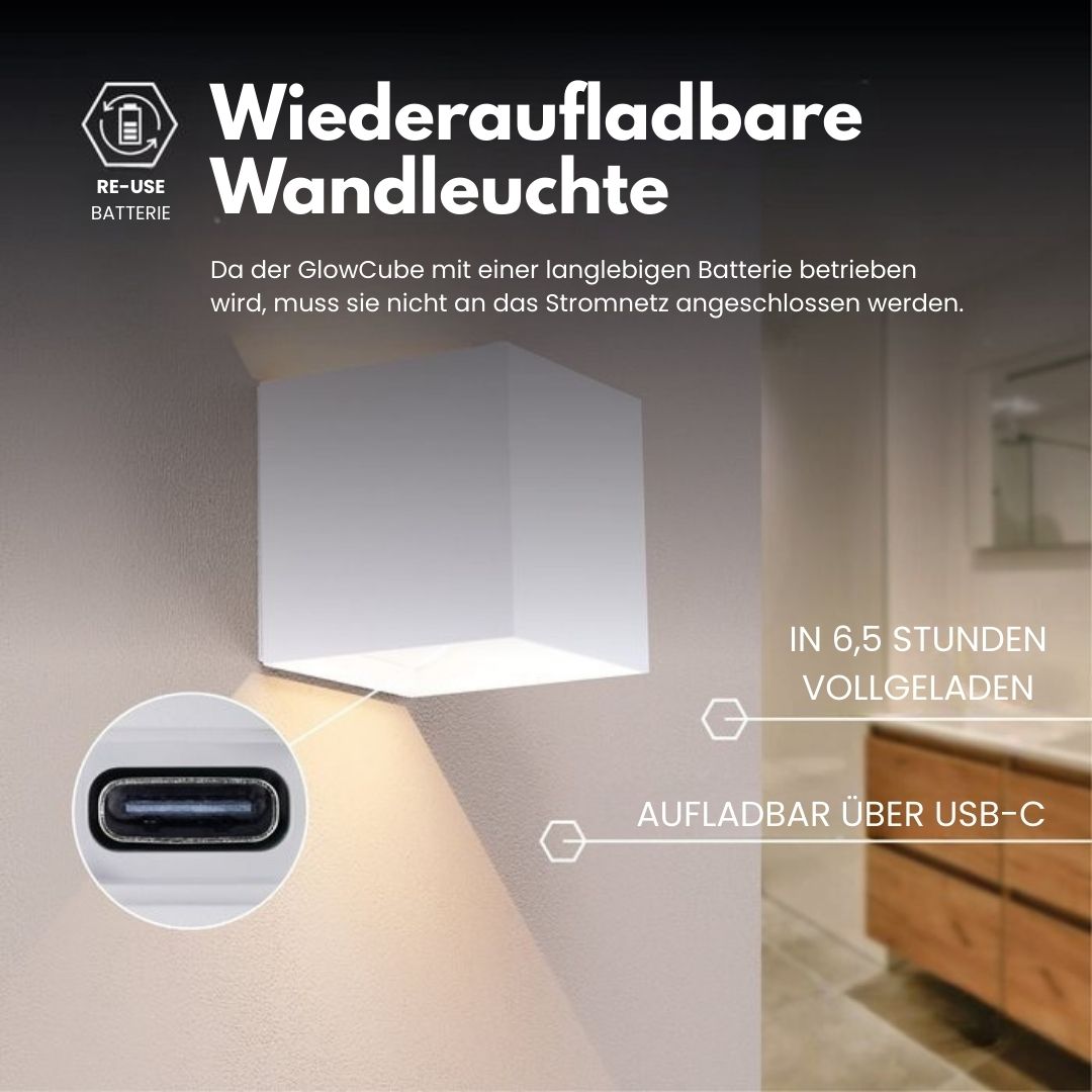 Cordless LED Wall Light with Sensor | Stylish Indoor & Outdoor Lamp