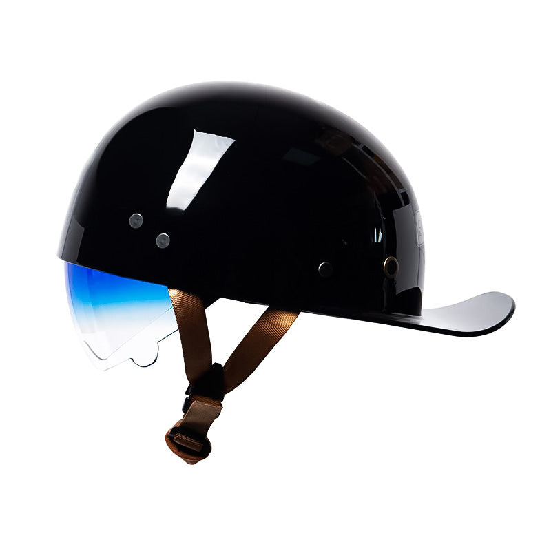 Stylish and Safe Motorcycle Cap Helmet for Riders