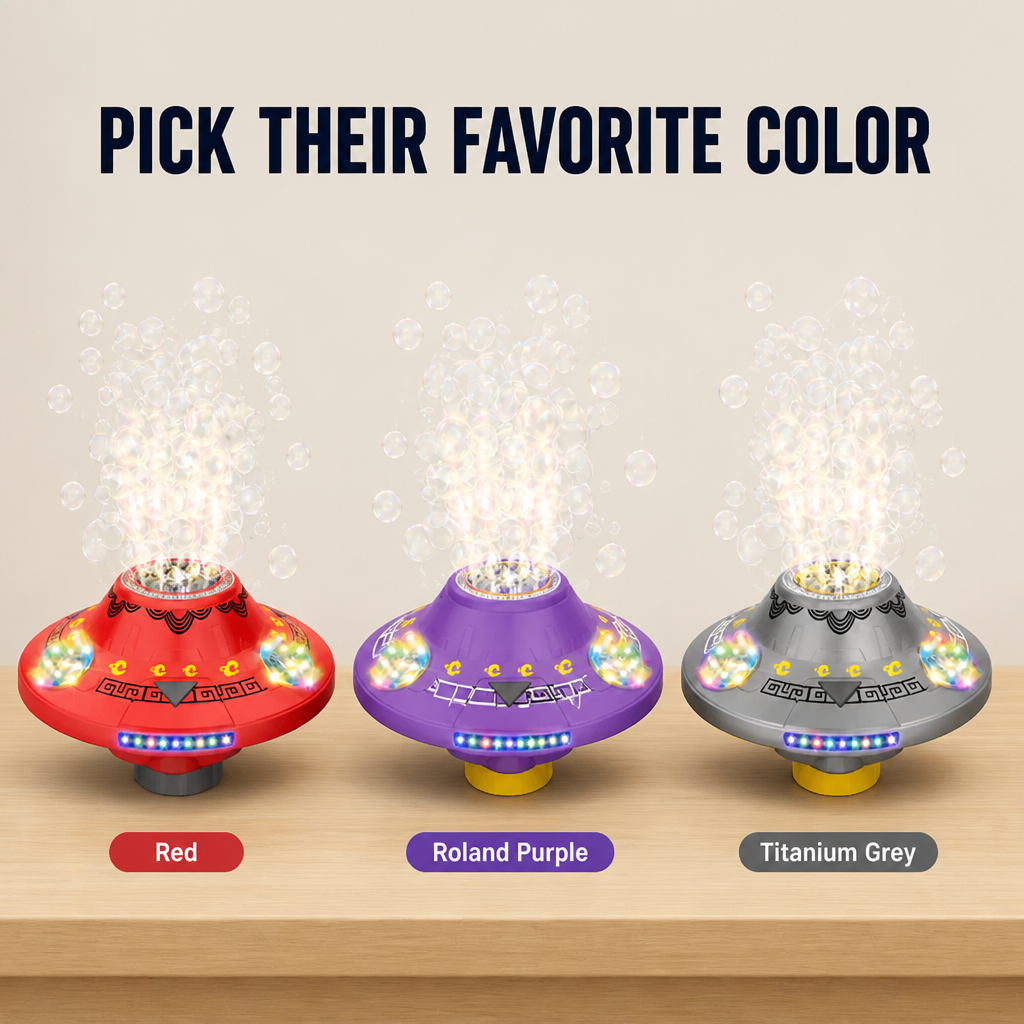 DazzleSphere™ — Ignite Endless Wonder with Bubbles That Glow and Spin Pure Joy