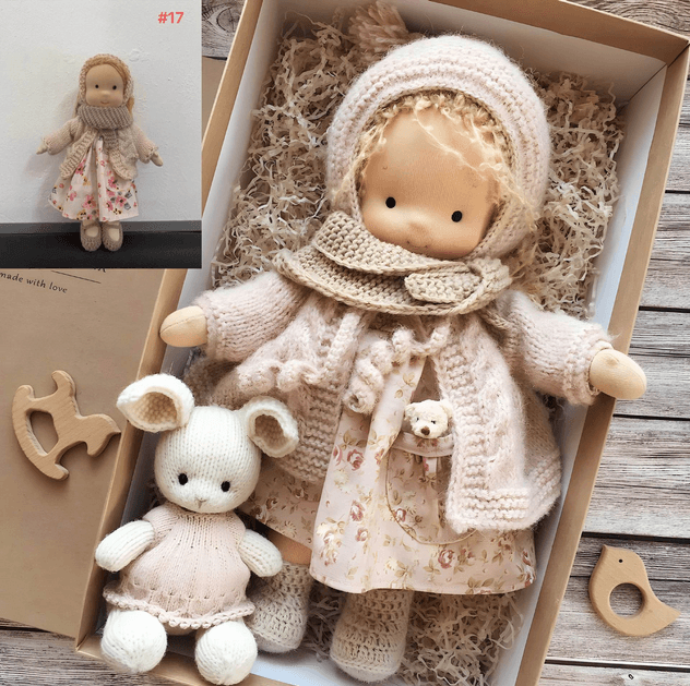 Cozy Winter Companion Doll for Playtime Adventures