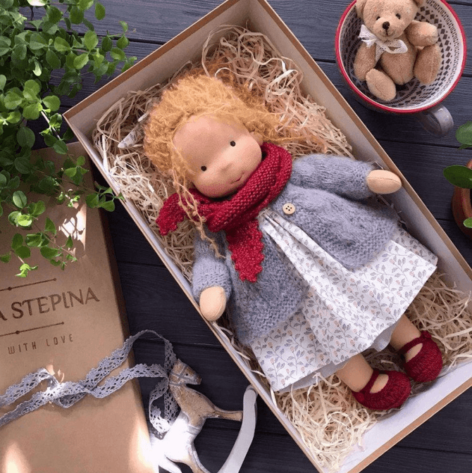 Cozy Winter Companion Doll for Playtime Adventures