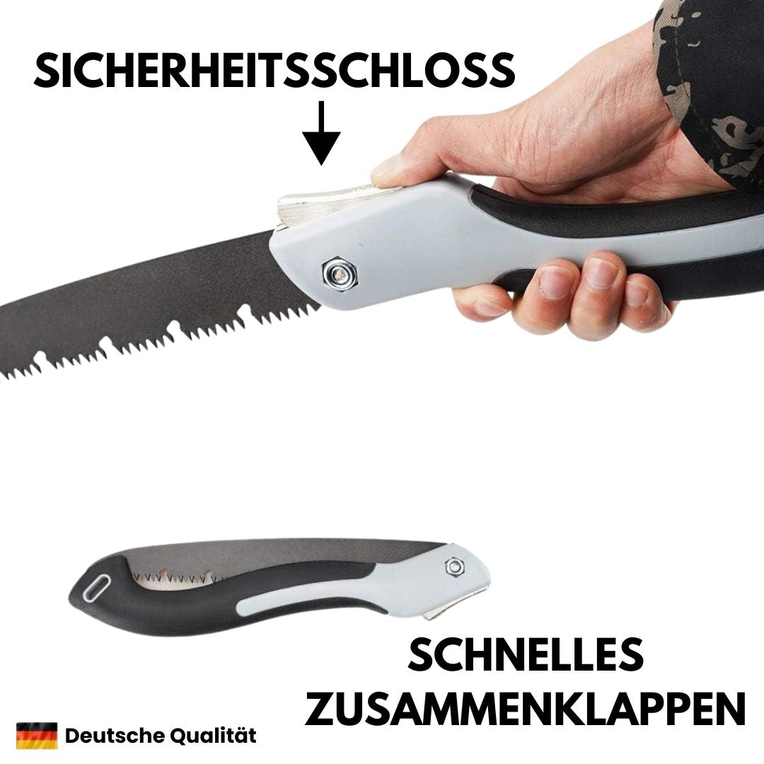 Compact Folding Saw & Knife Combo for Outdoor Use