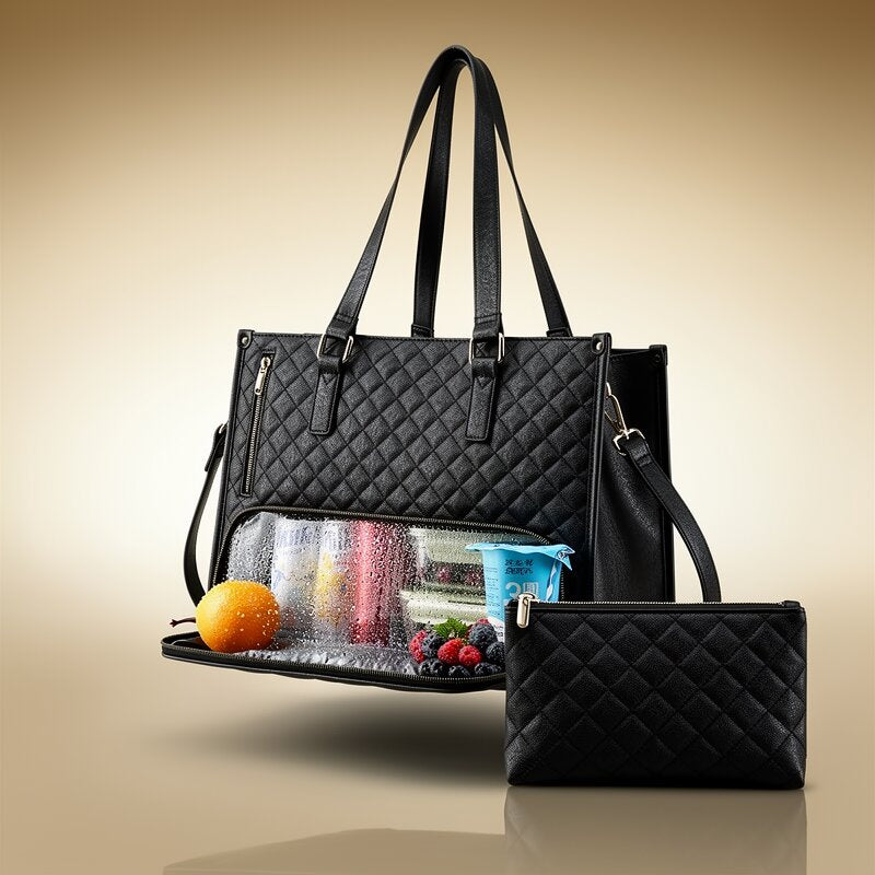 Chic Insulated Tote Bag for Women | Stylish Cooler Bag