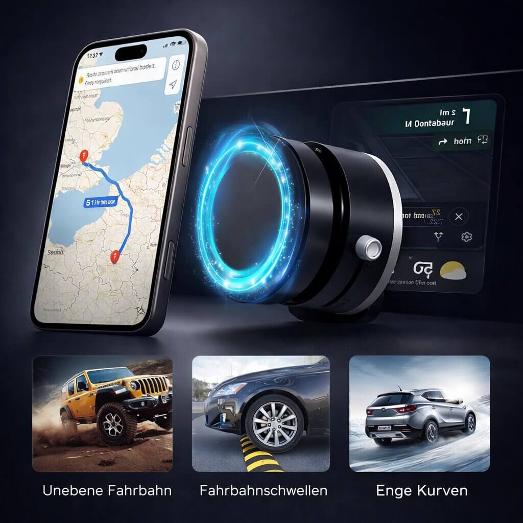 SecureGrip Magnetic Car Mount with 360° Rotation