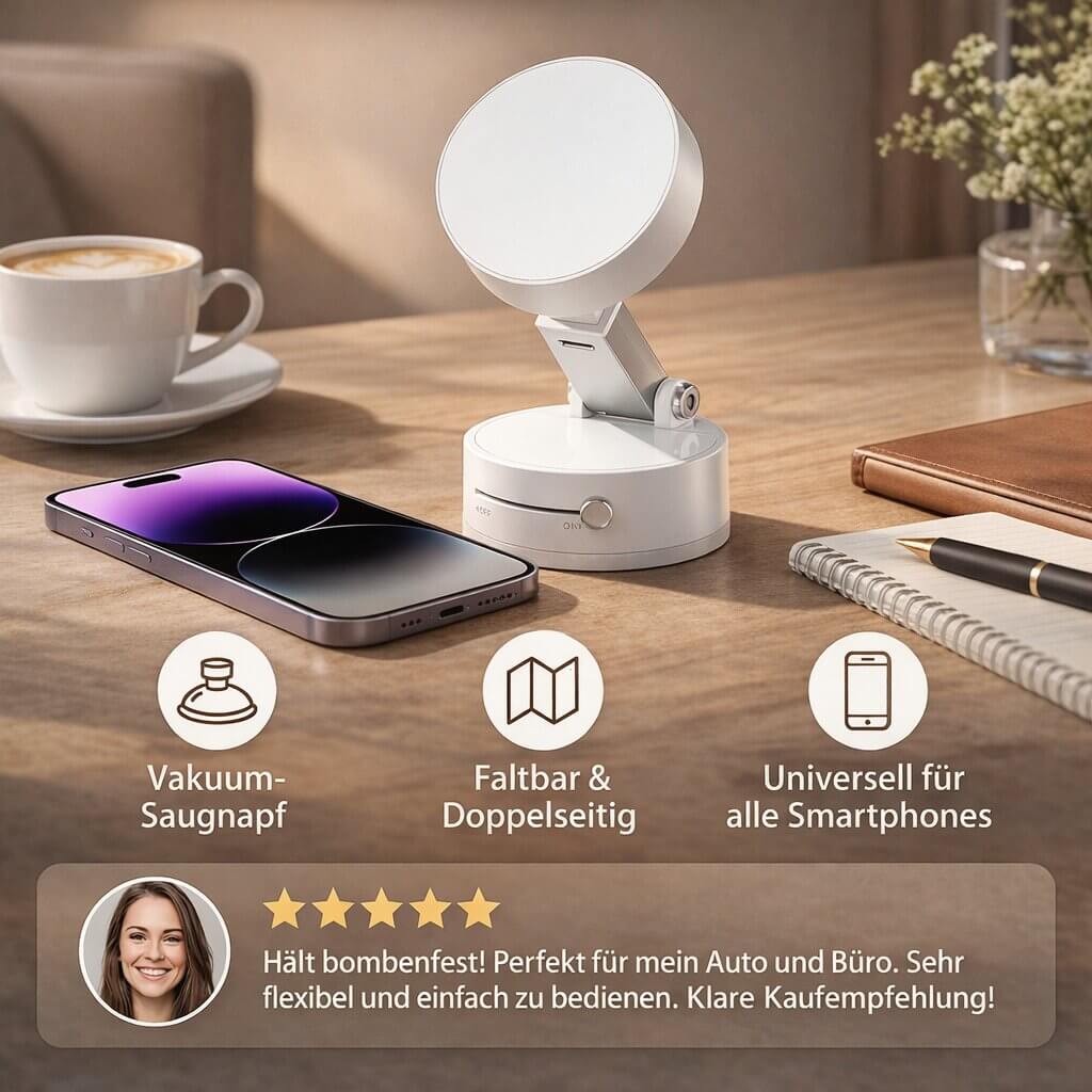 SecureGrip Magnetic Car Mount with 360° Rotation