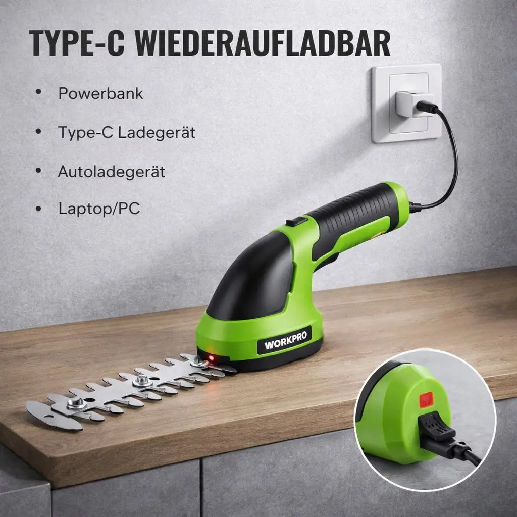 Cordless Hedge Trimmer & Grass Shears | GreenEdge Tool