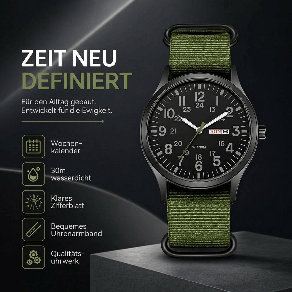 Men's Adventure Watch | Waterproof & Scratch-Resistant Design