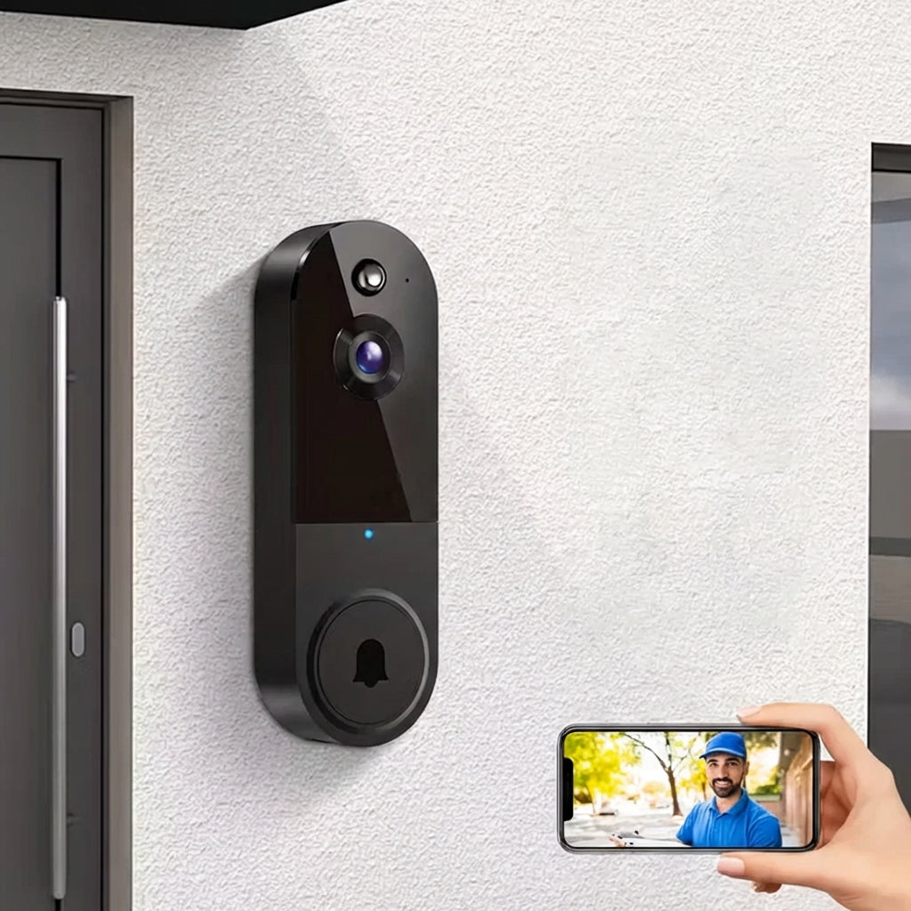 Advanced Wireless Doorbell Camera with AI Detection and Night Vision