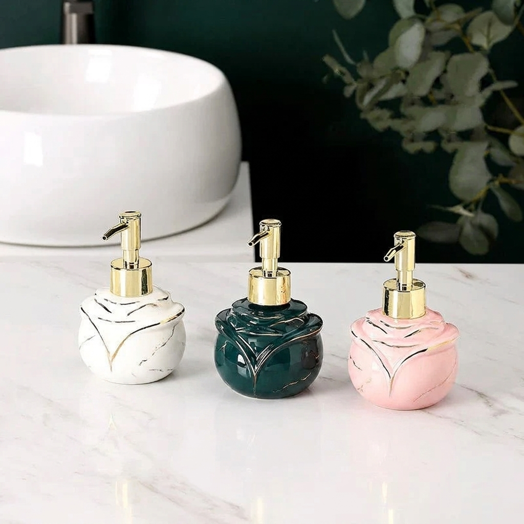 Elegant Marble Soap Dispenser for Stylish Spaces