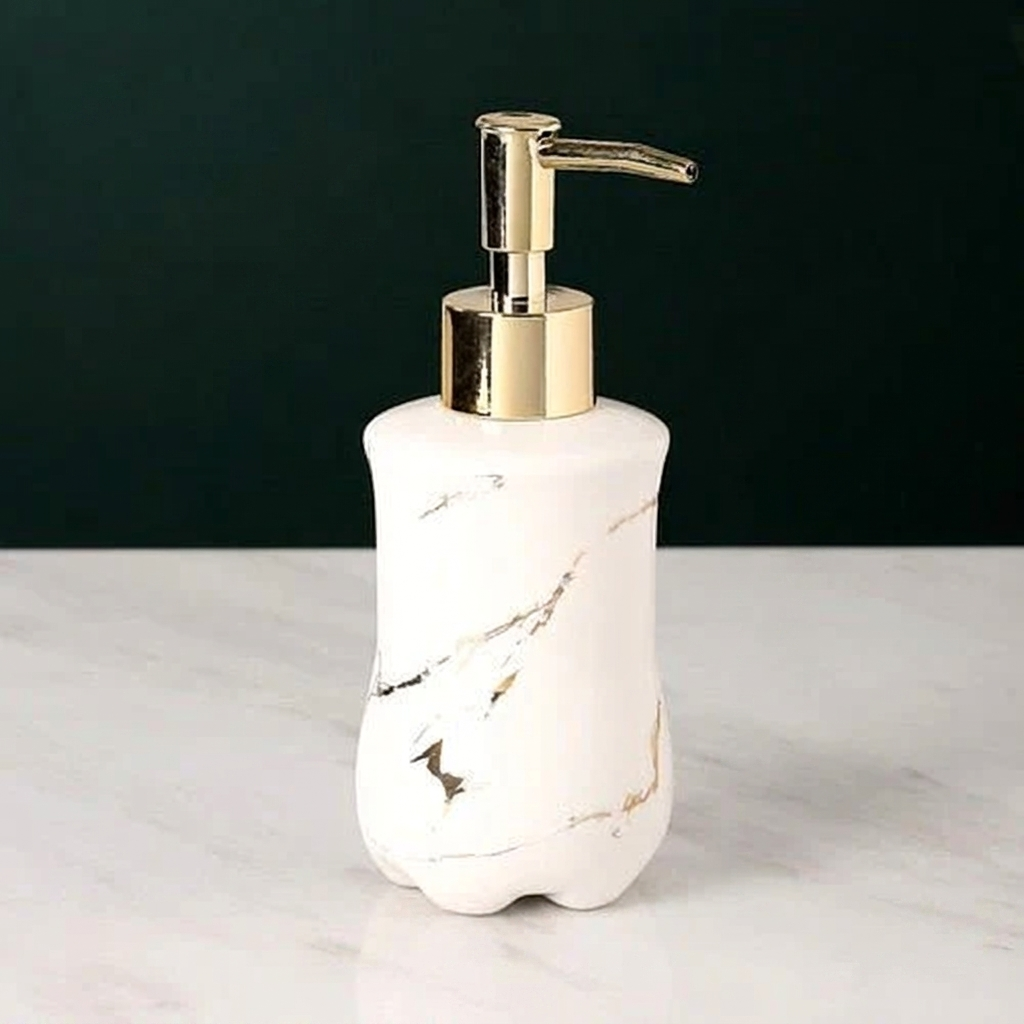 Elegant Marble Soap Dispenser for Stylish Spaces