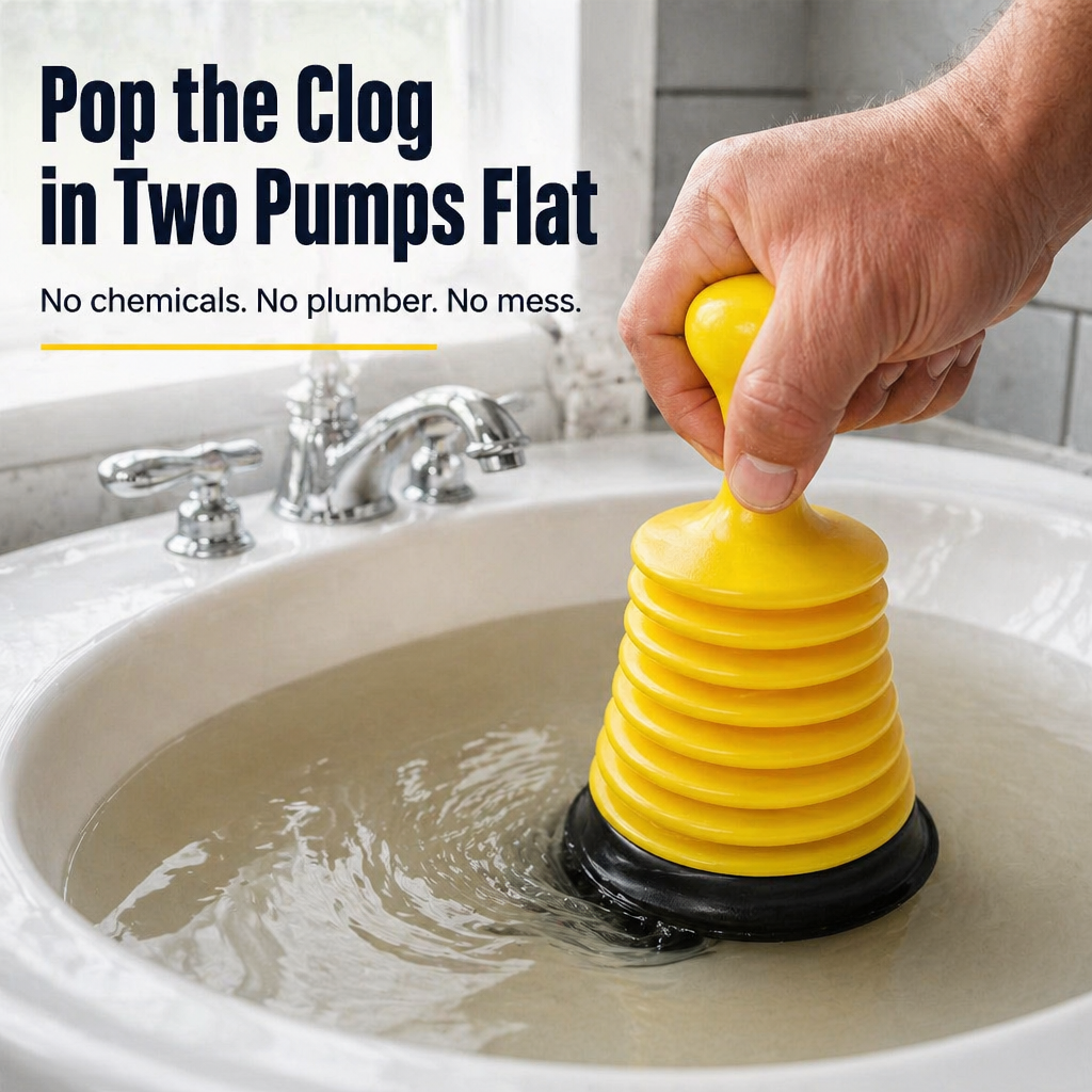 DrainMight™ — Clear Tough Sink Clogs Fast Without the Fuss