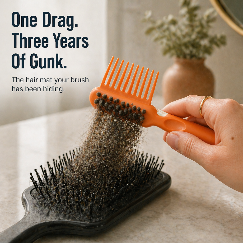 BrushVibe™ — Detangle Knots and Scrub Away Grime from Every Brush