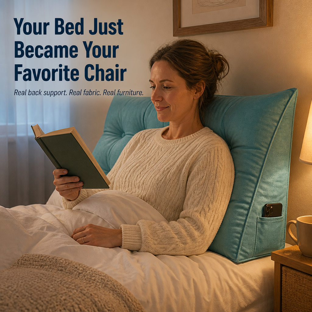 SpinaRest™ — Effortless Back and Neck Support for Cozy, Pain-Free Evenings
