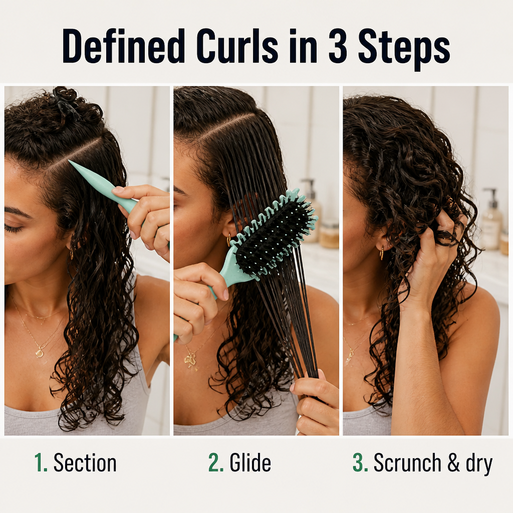 Curliance™ — Scoop, Separate & Spring Your Curls Into Real Definition