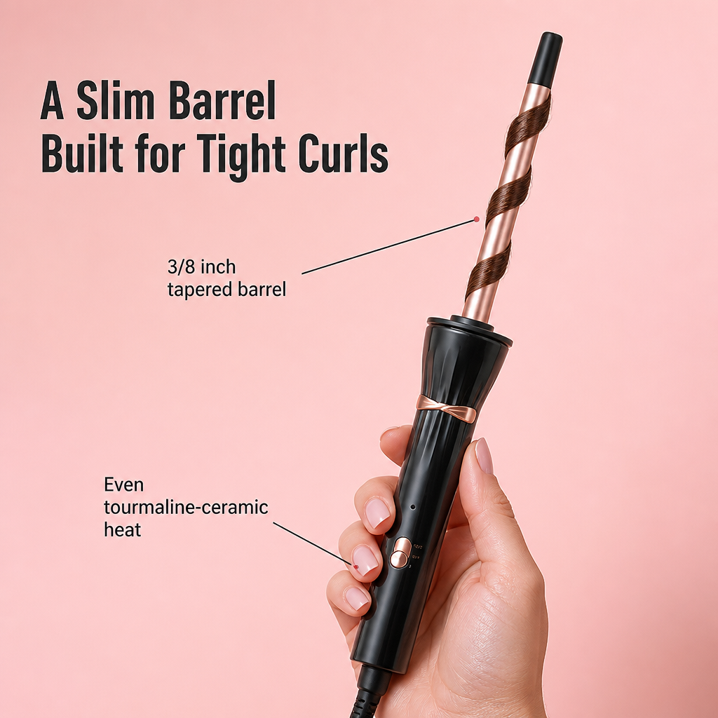 LuminaWave™ — Set Tight, Springy Curls That Hold Past Lunch Without Frying Your Hair